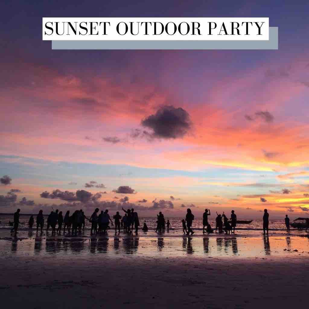 Sunset Outdoor Party House