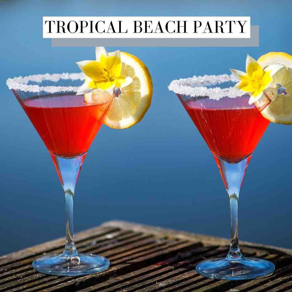 Tropical Beach Party House